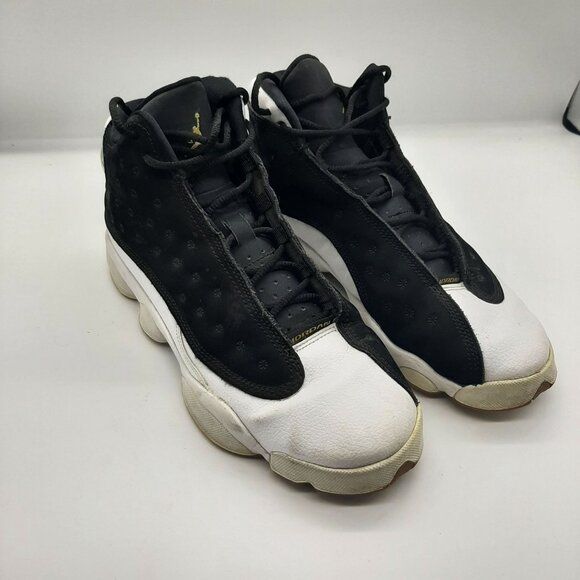 Jordan Other - Nike Boys Air Jordan 13 439358-021 Black Basketball Shoes Sneakers Size 7Y